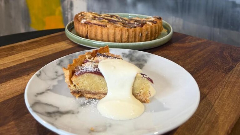 Galette à la rhubarbe et à la ricotta de Kevin Dundon