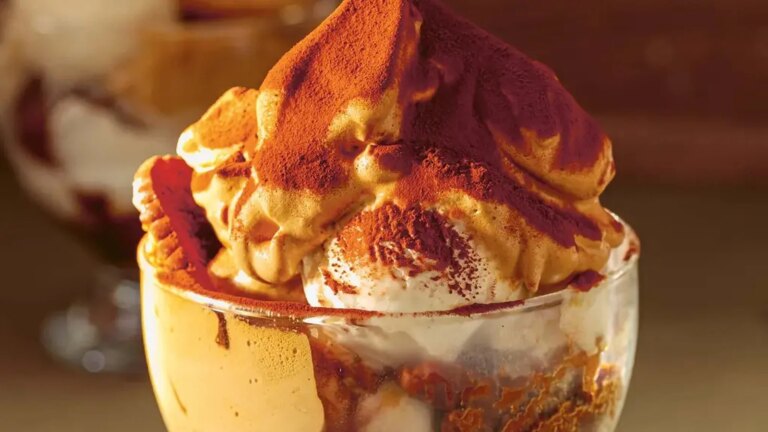 La recette de coupe glacée au tiramisu de Richard Makin