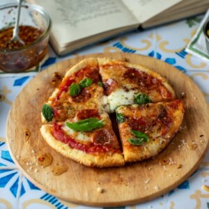 La cuisine italienne de Donal : une pizza à une poêle