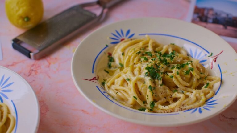 La cuisine italienne de Donal : Spaghetti Al Limone